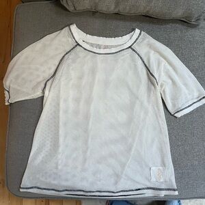 Free people movement mesh top